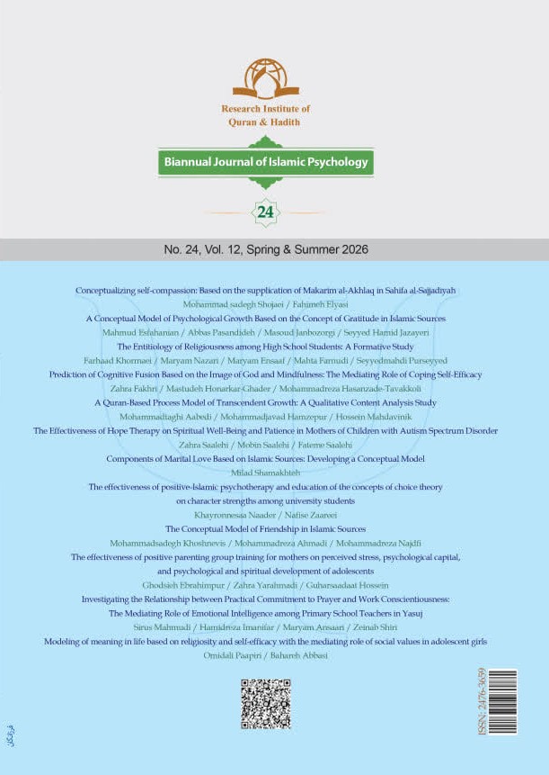 Journal of Islamic Psychology